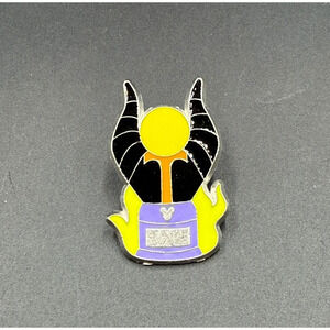 Disney Maleficent Trophy Hidden Mickey Trading Pin